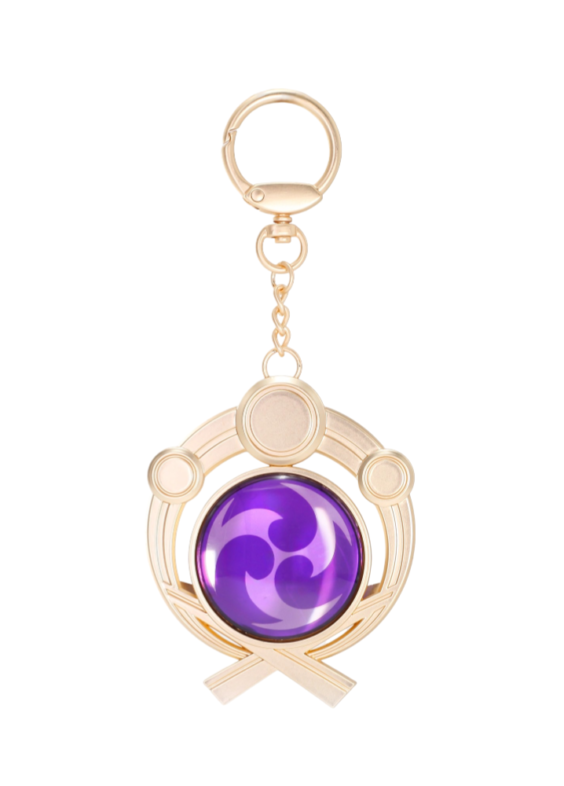 Anime Genshin Impact Electro Keychain