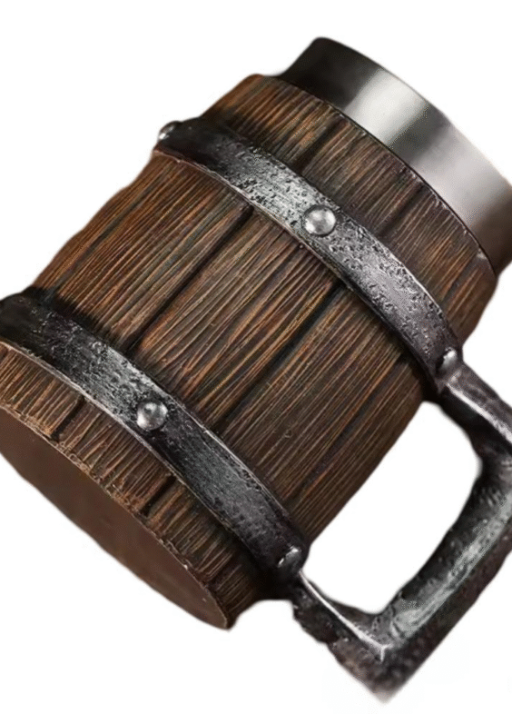 One Piece Anime Luffy Wooden Barrel Cup