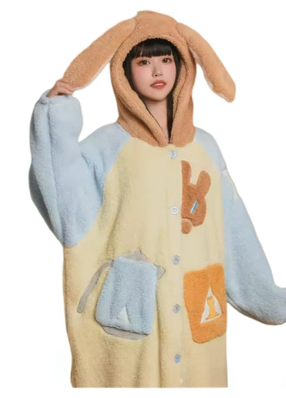 Anime Arknights Housecoat Socks Set