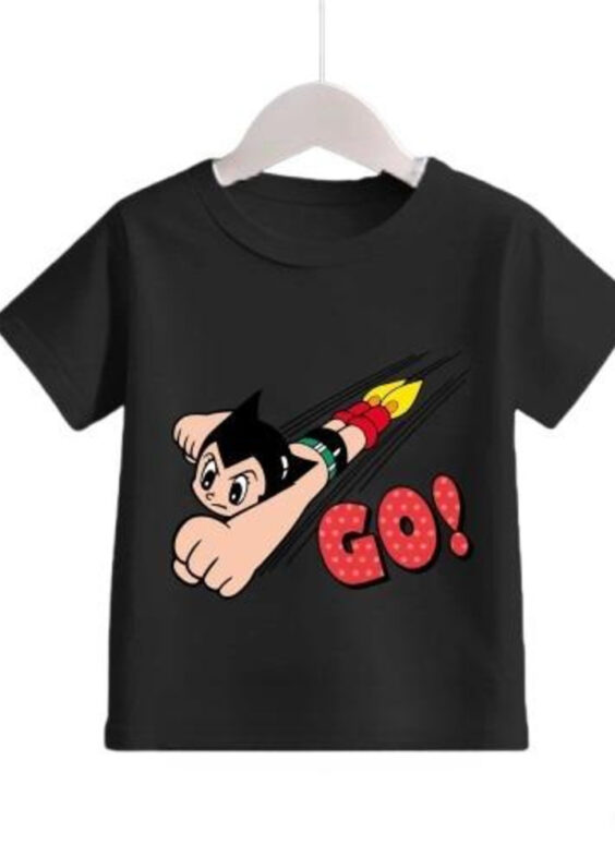 Anime Astro Boy Printed Short Sleeve T-Shirt