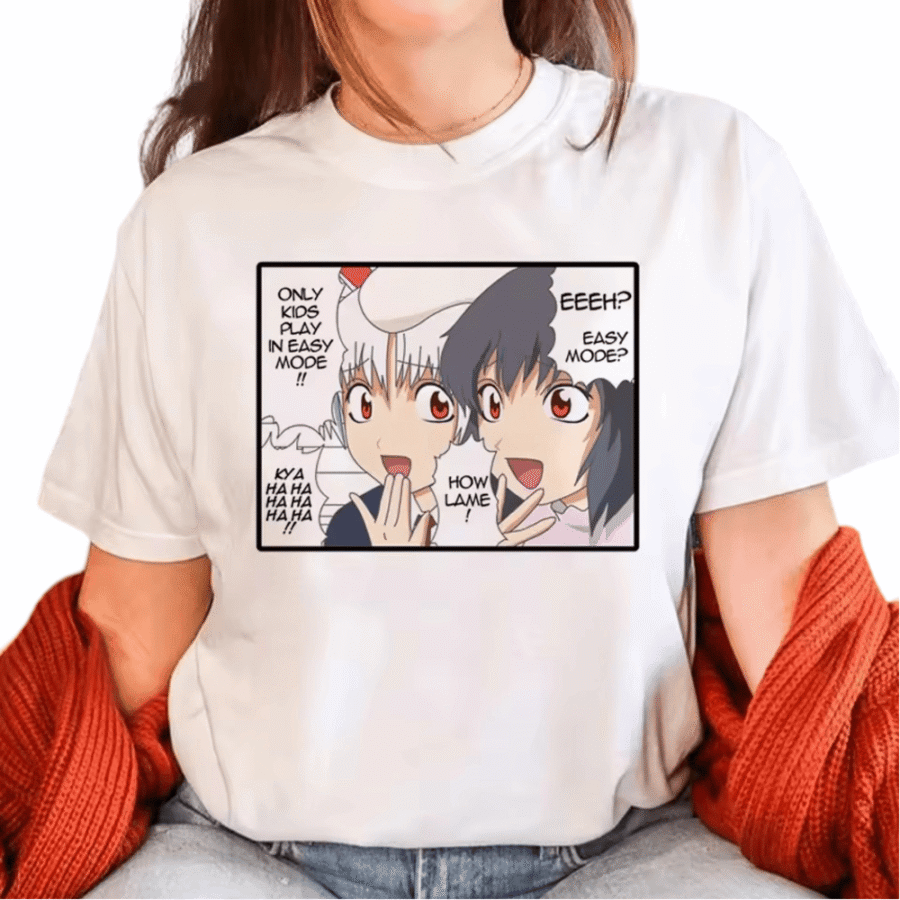 Anime Touhou Project Character Print T-Shirt Anime Touhou Project Character Print T-Shirt