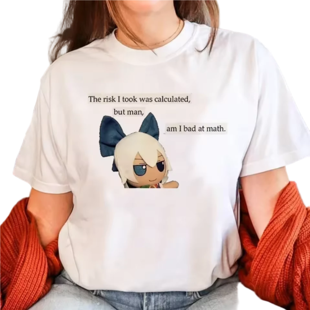 Anime Touhou Project Cirno Summer T-Shirt Anime Touhou Project Cirno Summer T-Shirt