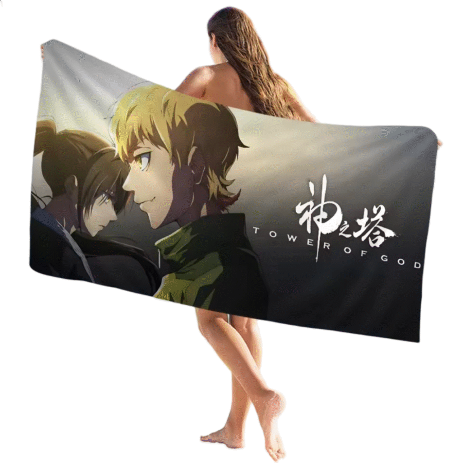 Anime Tower Of God Characters Beach Towel Anime Tower Of God Characters Beach Towel