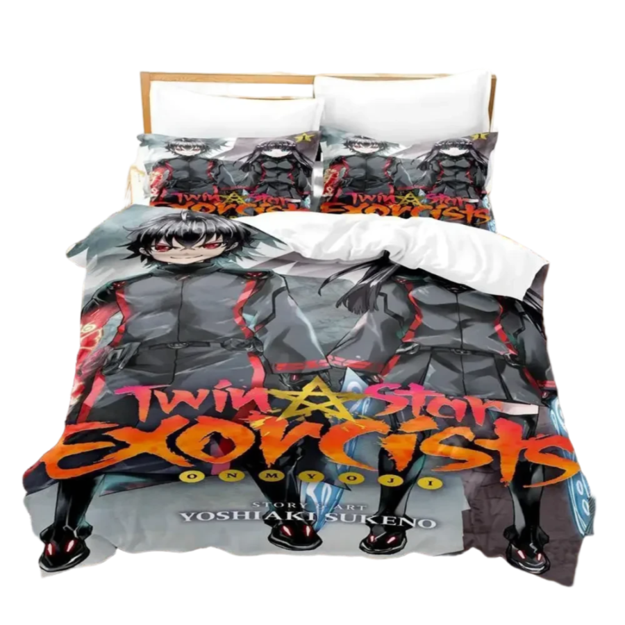 Twin Star Exorcists Benio Adashino And Rokuro Enmado Anime Bedding Set