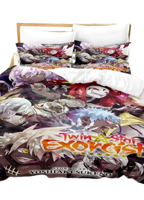 Twin Star Exorcists Character Anime 3D Printed Bedding Set
