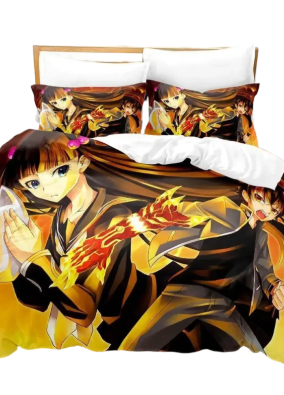 Twin Star Exorcists Benio And Rokuro Anime 3D Printed Bedding Set