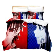 Anime Twin Star Exorcists Rokuro Enmado And Benio Adashino 3D Printed Bedding Set