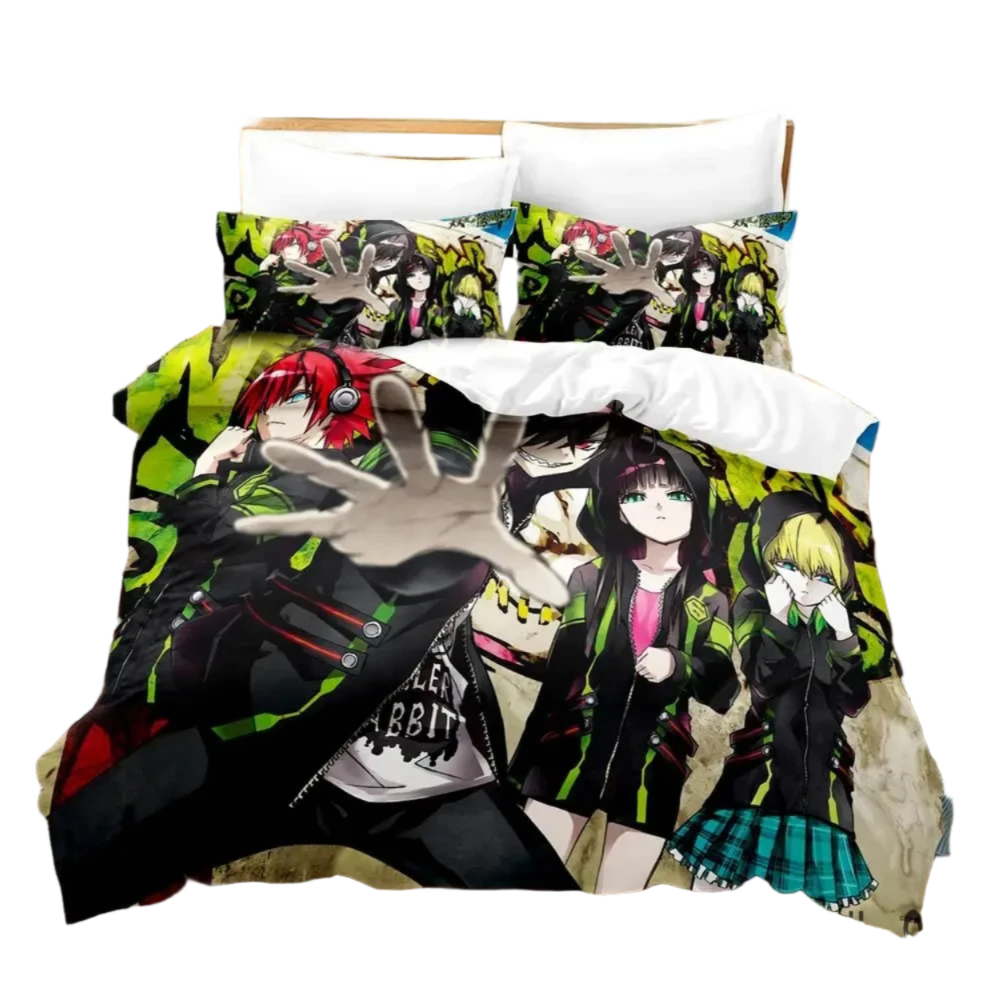 Twin Star Exorcists Anime Characters 3D Print Bedding Set