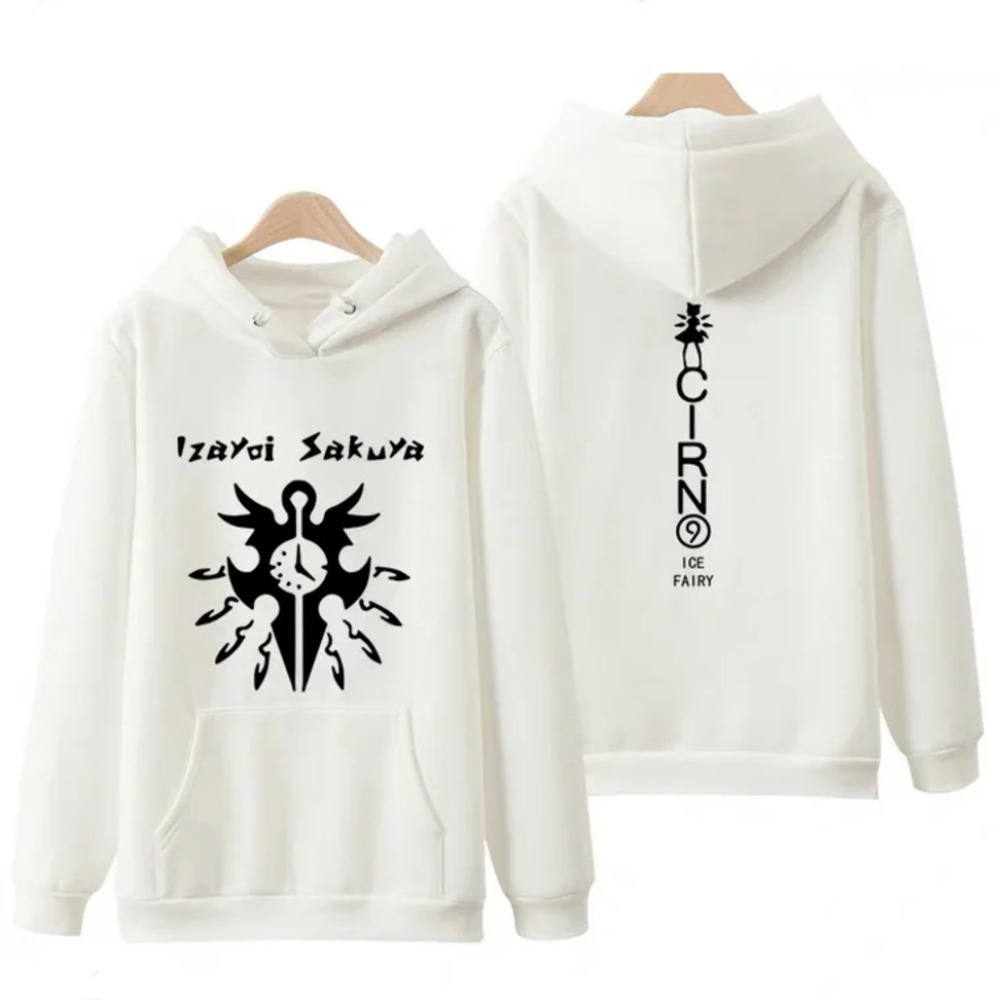 Anime Touhou Project Izayoi Sakuya Cirno Hoodie Anime Touhou Project Izayoi Sakuya Cirno Hoodie