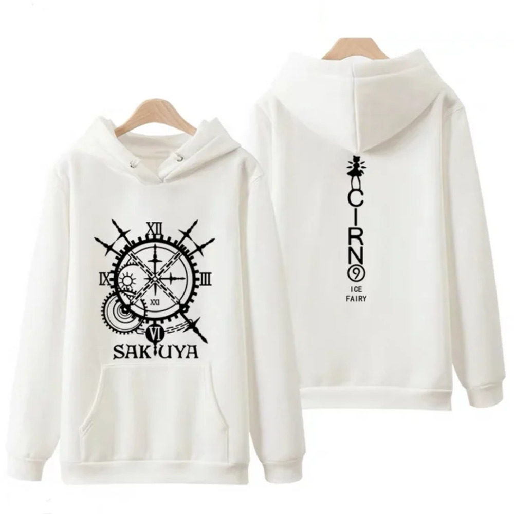 Anime Touhou Project Sakuya And Cirno Ice Fairy Hoodie Anime Touhou Project Sakuya And Cirno Ice Fairy Hoodie