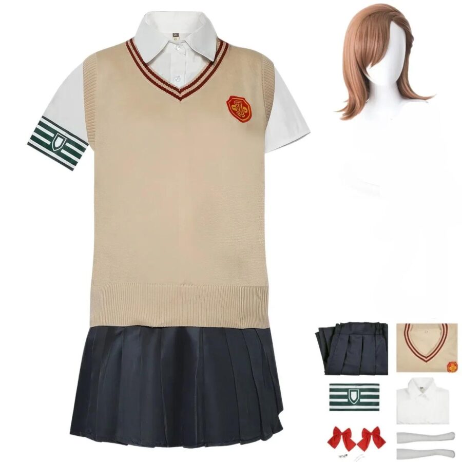 Anime A Certain Magical Index Misaka Mikoto Cosplay Costume