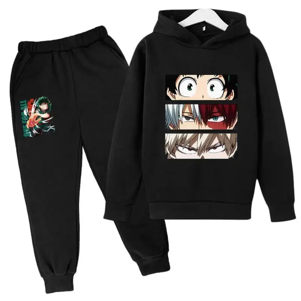 Anime My Hero Academia Izuku Shoto And Katsuki Printed Hoodie With Pant