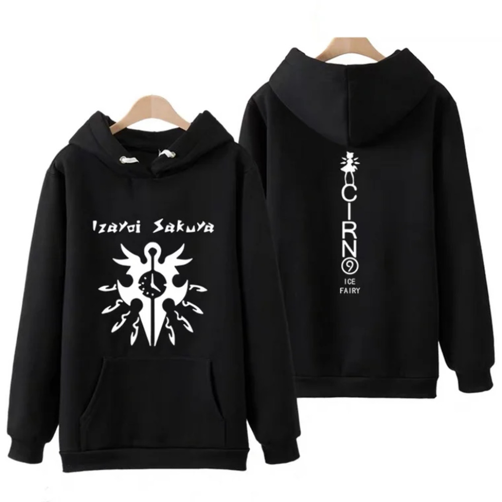 Anime Touhou Project Izayoi Sakuya Cirno Hoodie Anime Touhou Project Izayoi Sakuya Cirno Hoodie