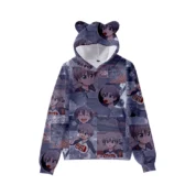 Uzaki-Chan Wants To Hang Out Anime Hana Cat Ear Hoodie