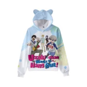 Anime Uzaki-Chan Wants To Hang Out Characters Cat Ear Hoodie