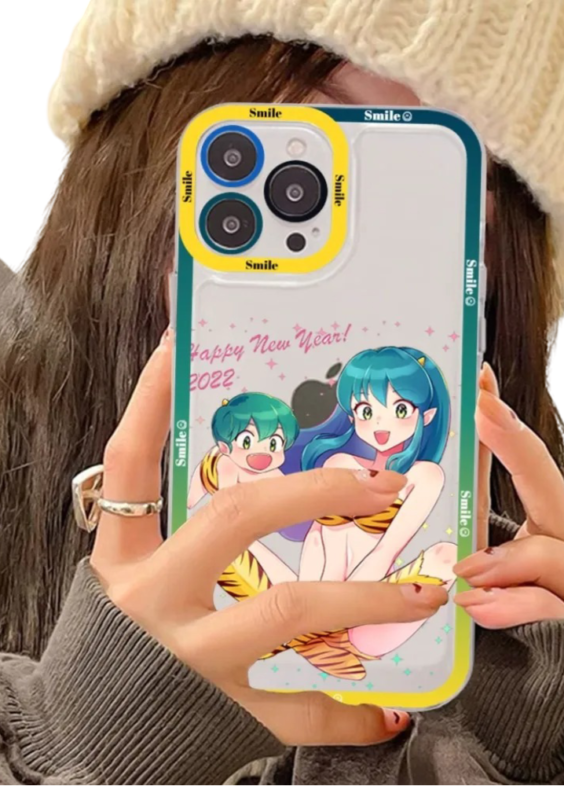 Anime Urusei Yatsura Ten And Lum Phone Case For Redmi