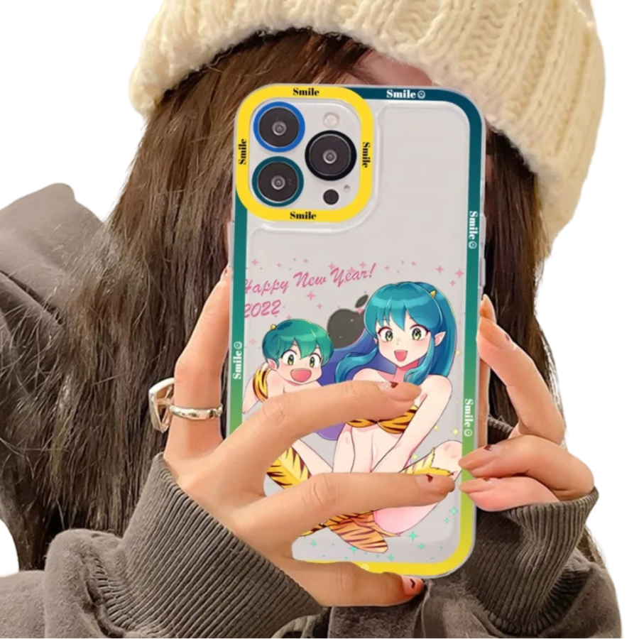 Anime Urusei Yatsura Ten And Lum Phone Case For Redmi