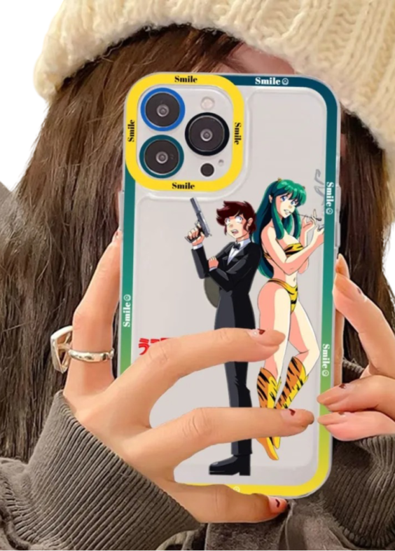 Anime Urusei Yatsura Ataru Moroboshi And Lum Phone Case For Redmi