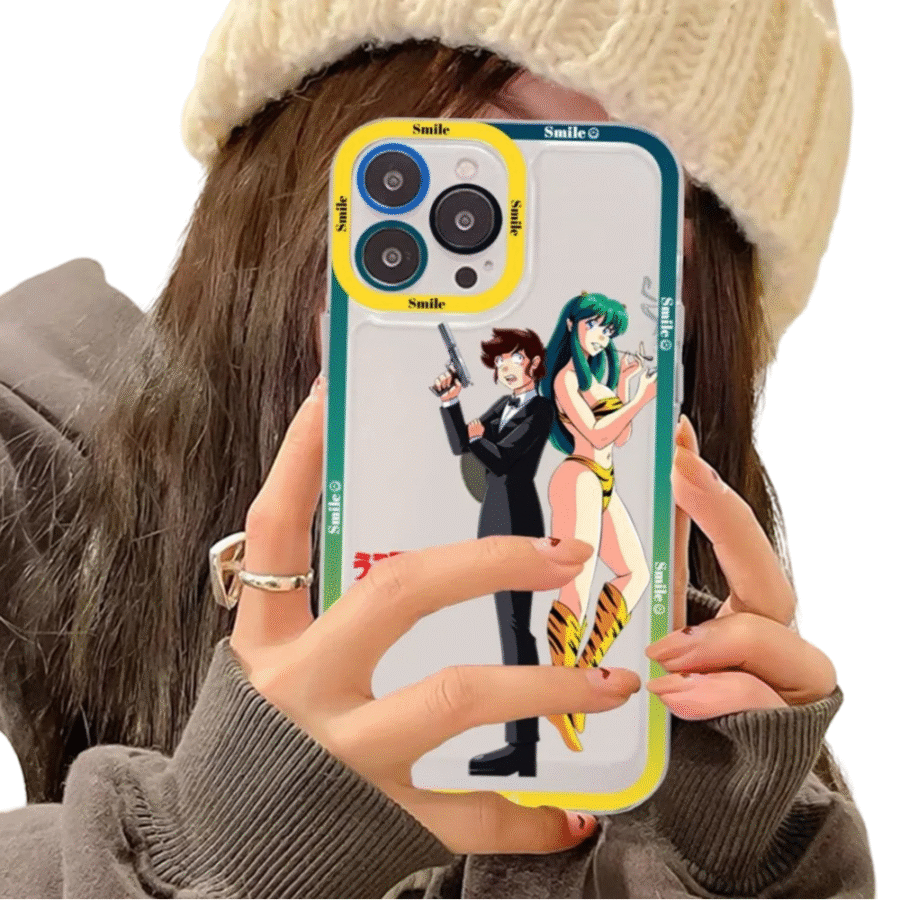 Anime Urusei Yatsura Ataru Moroboshi And Lum Phone Case For Redmi