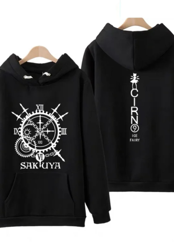 Anime Touhou Project Sakuya And Cirno Ice Fairy Hoodie