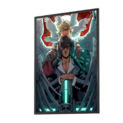 Anime Trigun Nicholas D. Wolfwood And Vash The Stampede Wall Poster
