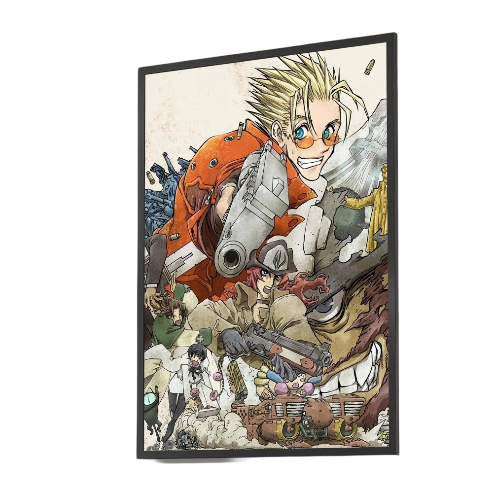 Anime Trigun Vash The Stampede Print Wall Poster Anime Trigun Vash The Stampede Print Wall Poster