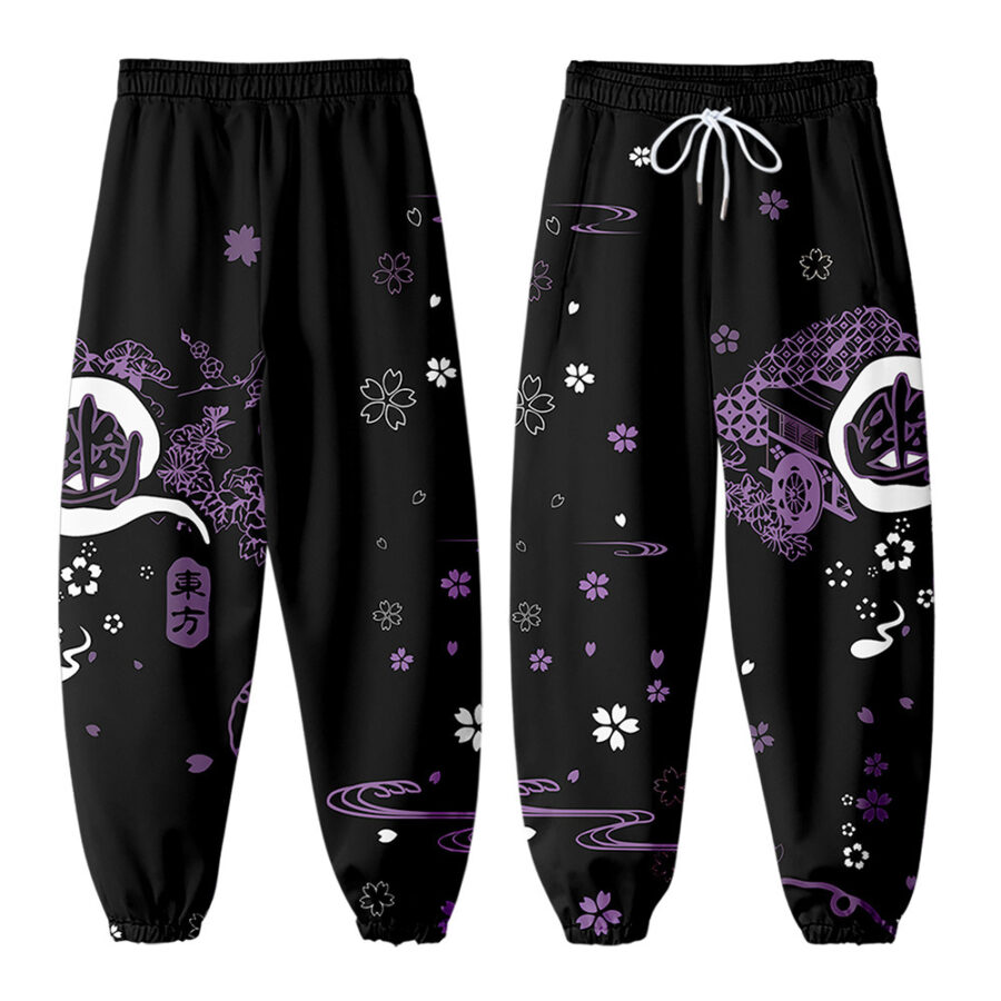 Anime Touhou Project Yuyuko Saigyouji 3D Print Jogger Pant Anime Touhou Project Yuyuko Saigyouji 3D Print Jogger Pant