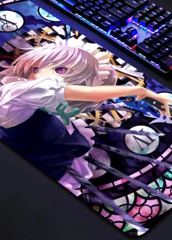 Anime Touhou Sakuya Izayoi Mouse Pad