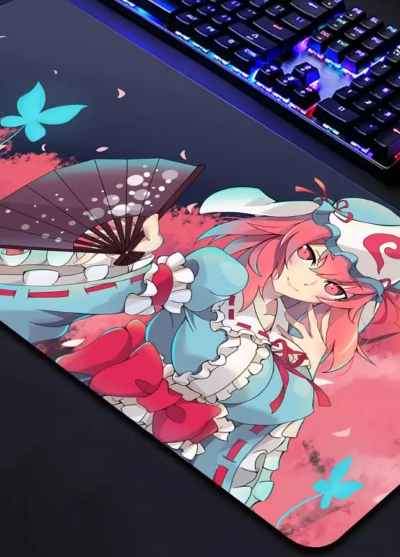 Anime Touhou Saigyouji Yuyuko Mouse Pad