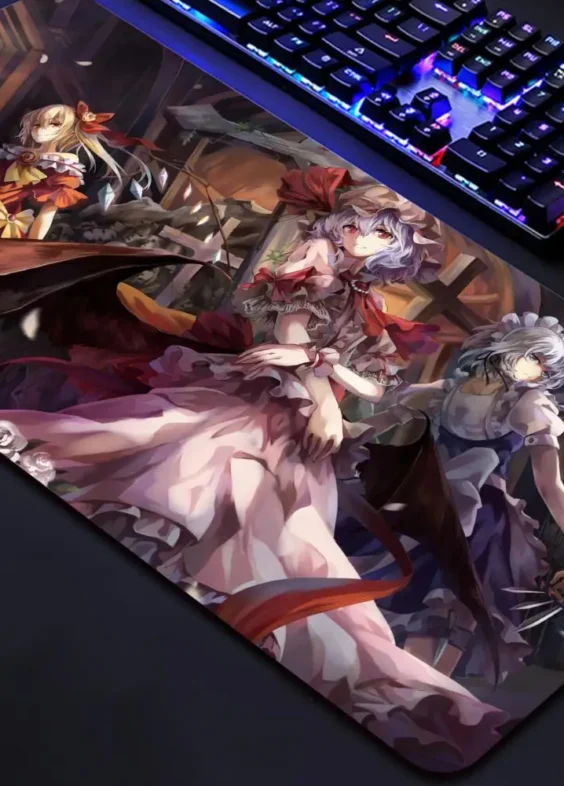 Anime Touhou Characters Print Mouse Pad
