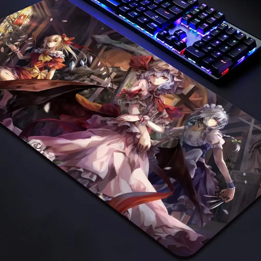 Anime Touhou Characters Print Mouse Pad Anime Touhou Characters Print Mouse Pad