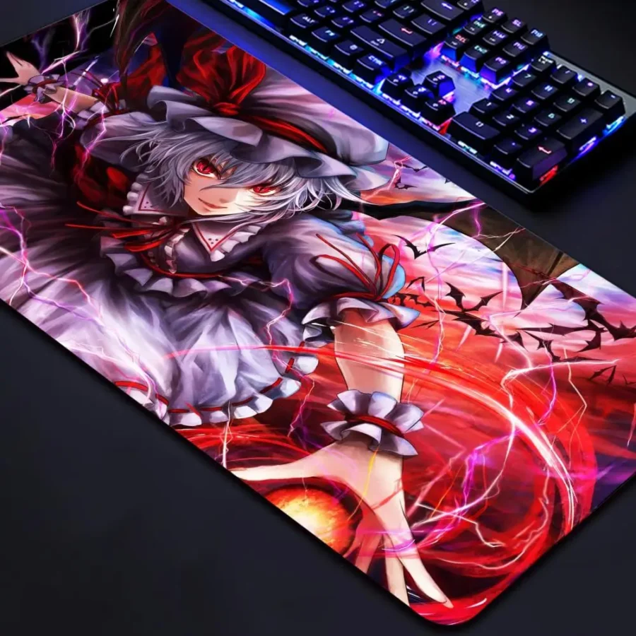 Touhou Anime Remilia Scarlet Print Mouse Pad Touhou Anime Remilia Scarlet Print Mouse Pad