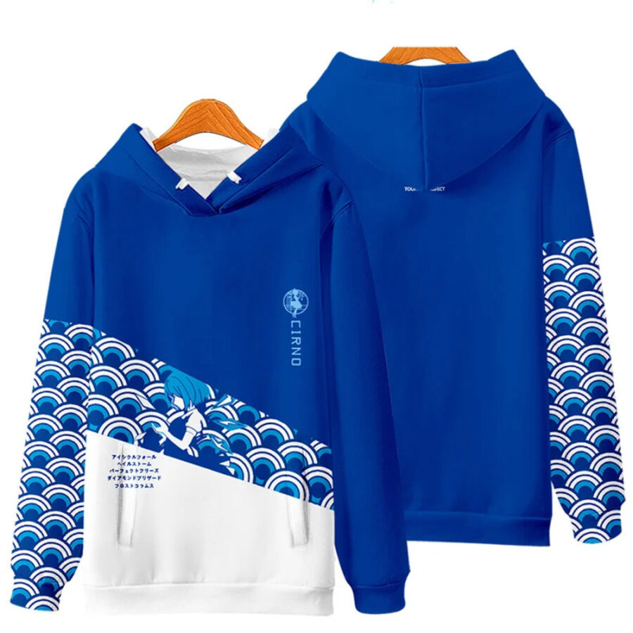 Anime Touhou Project Cirno Hoodie