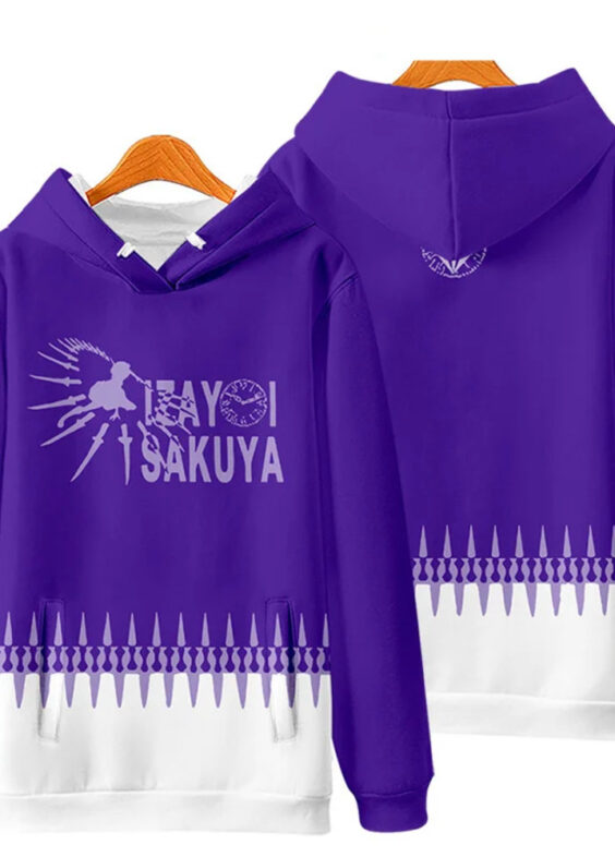 Anime Touhou Project Sakuya Izayoi Hoodie