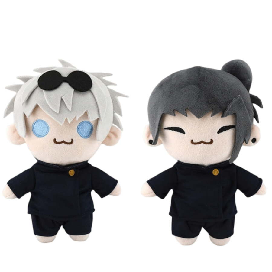 2Pcs Anime Jujutsu Kaisen Satoru Gojo And Suguru Geto Plush Toy 2Pcs Anime Jujutsu Kaisen Satoru Gojo And Suguru Geto Plush Toy