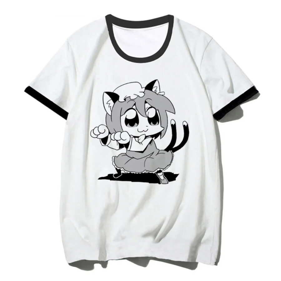 Anime Touhou Project Honk Chen Short Sleeve T-Shirt Anime Touhou Project Honk Chen Short Sleeve T-Shirt