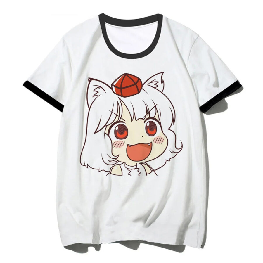 Anime Touhou Project Momiji Inubashiri Short Sleeve T-Shirt Anime Touhou Project Momiji Inubashiri Short Sleeve T-Shirt