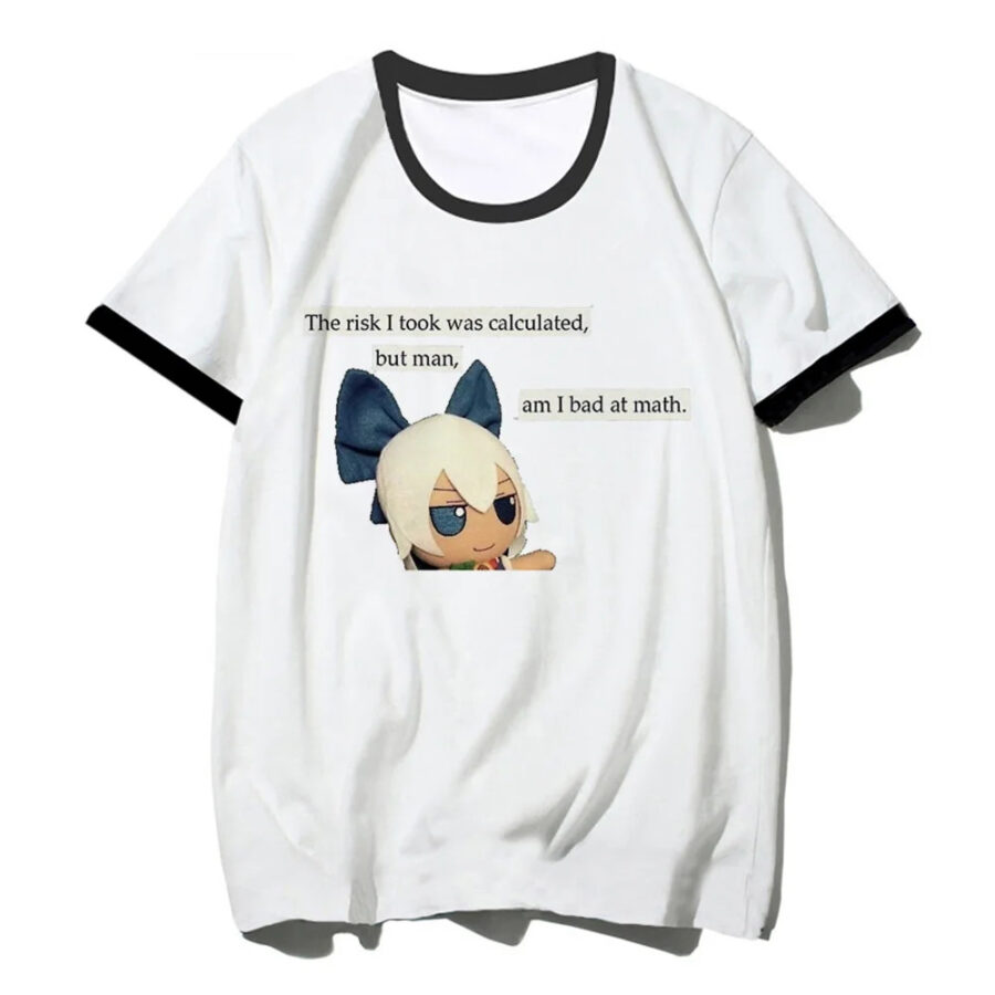 Anime Touhou Project Cirno Short Sleeve T-Shirt Anime Touhou Project Cirno Short Sleeve T-Shirt