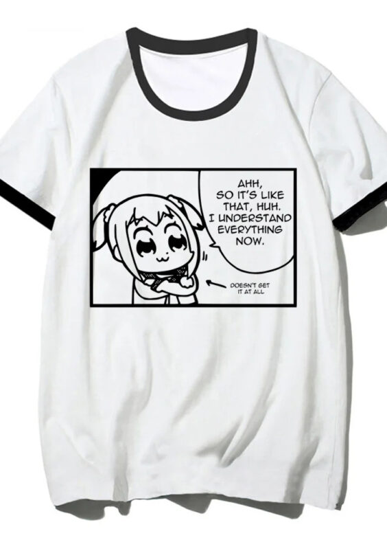 Anime Pop Team Epic Popuko Short Sleeve T-Shirt