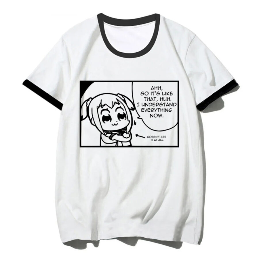Anime Pop Team Epic Popuko Short Sleeve T-Shirt Anime Pop Team Epic Popuko Short Sleeve T-Shirt