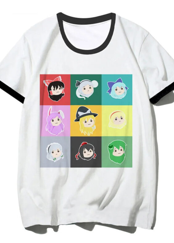 Anime Touhou Project Characters Short Sleeve T-Shirt