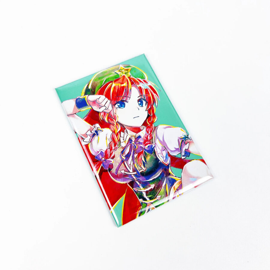 Anime Touhou Project Hong Meiling Fridge Magnet Anime Touhou Project Hong Meiling Fridge Magnet