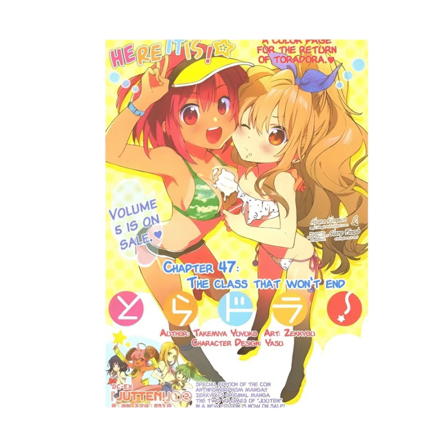 Anime Toradora! Taiga Aisaka And Minori Kushieda Poster Anime Toradora! Taiga Aisaka And Minori Kushieda Poster