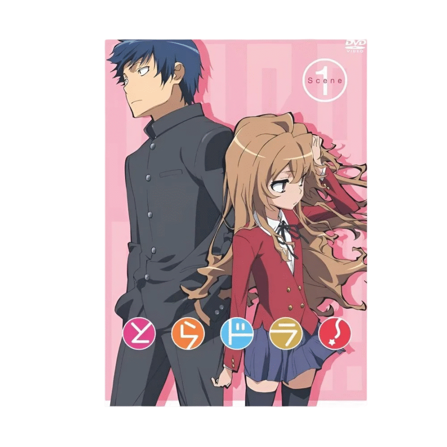 Anime Toradora! Ryuji Takasu And Taiga Aisaka Poster Anime Toradora! Ryuji Takasu And Taiga Aisaka Poster