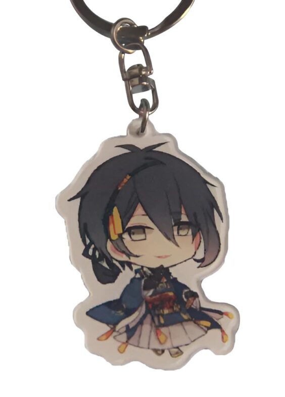 Anime Touken Ranbu Mikazuki Munechika PVC Pendant Keychain
