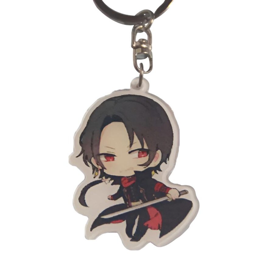 Anime Touken Ranbu Kashuu Kiyomitsu PVC Pendant Keychain Anime Touken Ranbu Kashuu Kiyomitsu PVC Pendant Keychain
