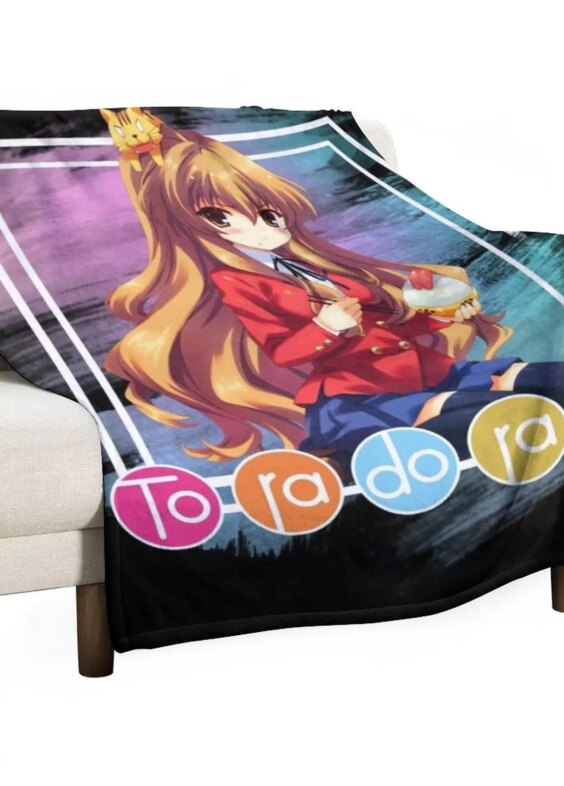 Anime Toradora Taiga Aisaka Throw Blanket
