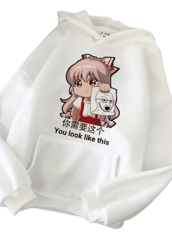Anime Touhou Project Fujiwara No Mokou Polyester T-Shirt