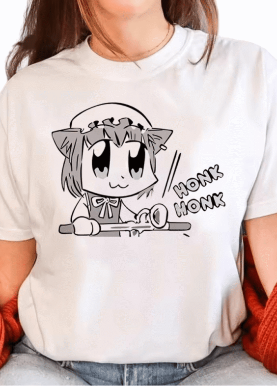 Anime Touhou Project Chen Print T-Shirt