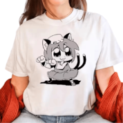 Anime Chen Touhou Project Character Print T-Shirt